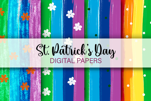 Download St Patricks Day Rainbow Patterns - Premium Resources